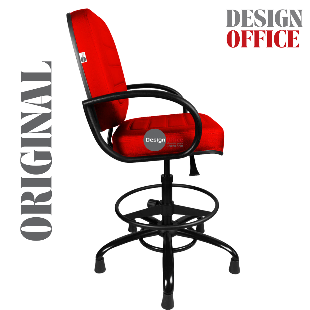 Cadeira Caixa Alta que Suporta até 250kg para Porteiros e Obesos, ideal para Portaria de Prédios e Condomínios - Imagem 5