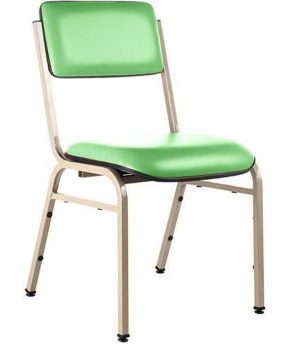 Cadeira Empilhável para Auditórios Linha Hotel Smart Verde