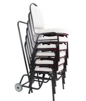 06 Cadeiras para Hotel e Auditório Linha Hotel Branco