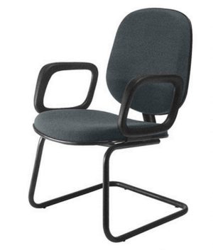 Cadeira para Igrejas Evangélicas Diretor Interlocutor para Escritório Linha Uno Cinza