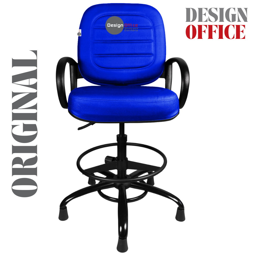 Cadeira Caixa Alta que Suporta até 250kg para Porteiros e Obesos, ideal para Portaria de Prédios e Condomínios - Imagem 4