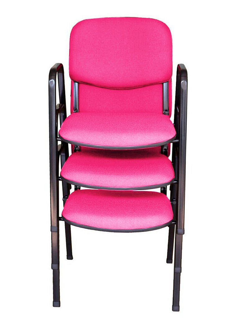 03 Cadeiras para Auditórios Linha Hotel Auditório Rosa - Imagem 2