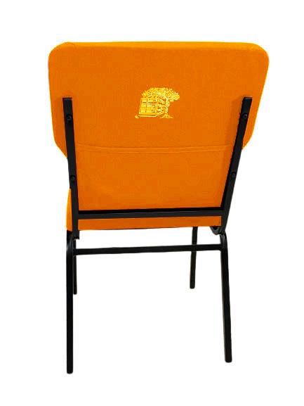 Cadeira Empilhável para Igrejas Evangélicas Linha Church Azul - Imagem 3