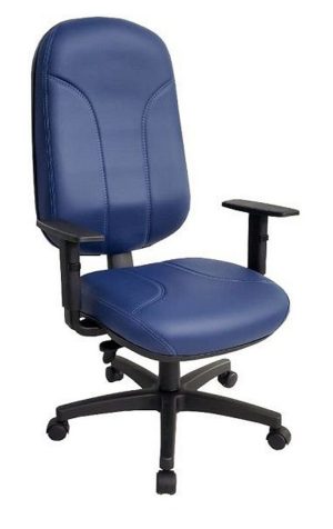 Cadeira Presidente para Escritório Linha Parma Azul