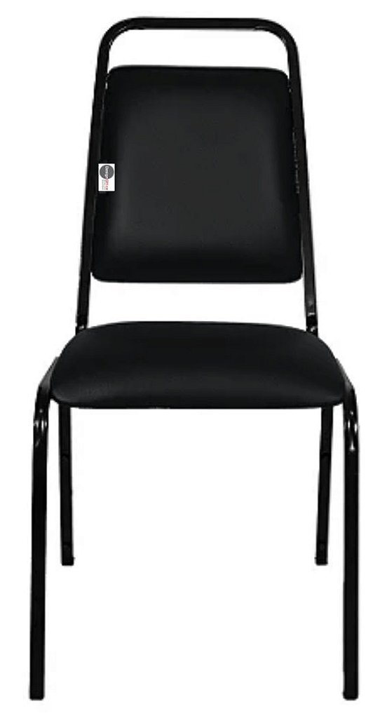 Cadeira Empilhável para Hotelaria Linha Hotel Fremon Preto - Imagem 2