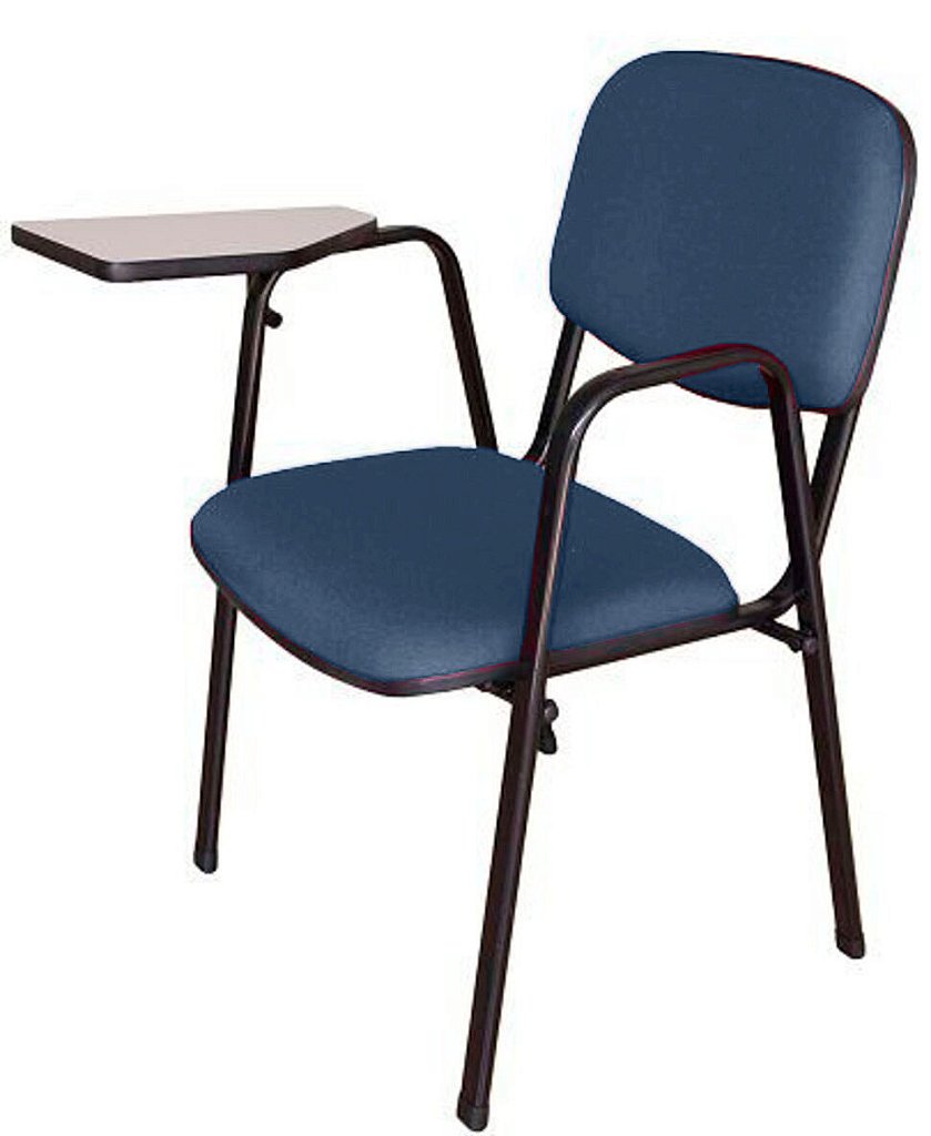 Cadeira Escolar Universitária para Auditórios Linha Hotel Azul