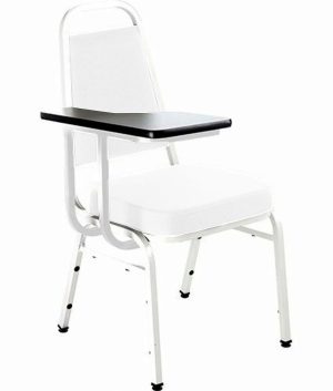 Cadeira Universitária Empilhável Linha Hotel Plus Branco