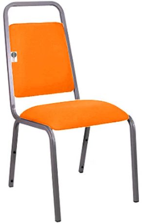 Cadeira Empilhável para Hotelaria Linha Hotel Fremon Laranja
