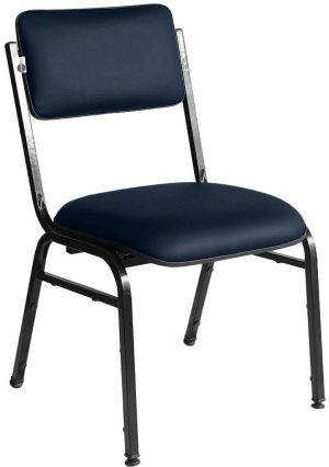 Cadeira Empilhável para Auditórios Linha Hotel Smart Azul