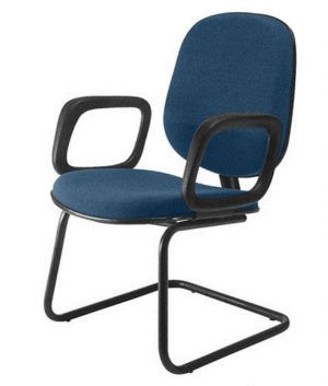 Cadeira para Igrejas Evangélicas Diretor Interlocutor para Escritório Linha Uno Azul