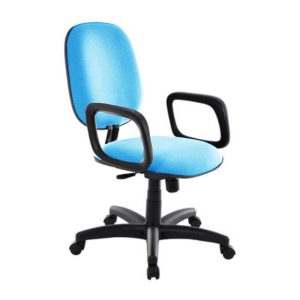 Cadeira Diretor para Escritório com Braços Linha Uno Azul