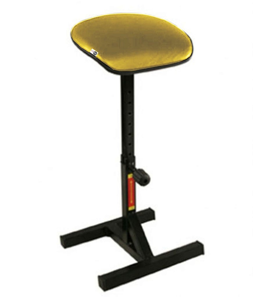 Banqueta para Seguranças, Vigilantes e Vigias Linha Cop Amarelo