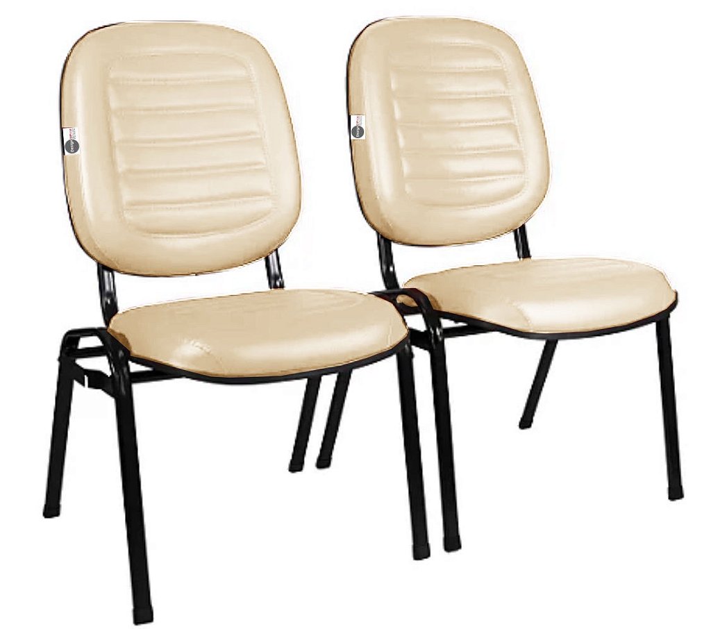Cadeira Empilhável para Igrejas Evangélicas Linha Holy Bege - Imagem 6