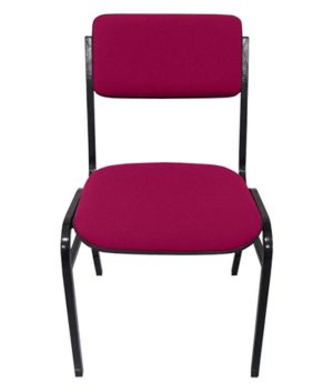 Cadeira Empilhável para Auditórios Linha Hotel Smart Rosa