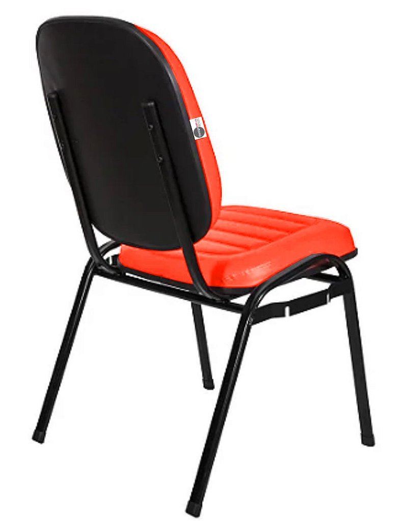 Cadeira Empilhável para Igrejas Evangélicas Linha Holy Vermelho - Imagem 3