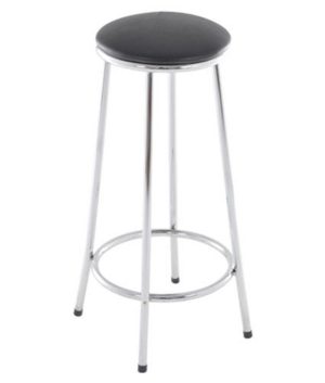 Banqueta Alta sem arco Linha Banqueta para Escritório Plus Preto