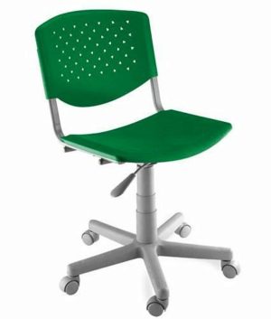 Cadeira Giratória Linha Polipropileno Atenas Verde