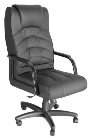 Cadeira Presidente Base Giratória Linha Lyon Preto