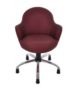 Poltrona para Recepção de Escritório Linha Recepção Komorory Vermelho