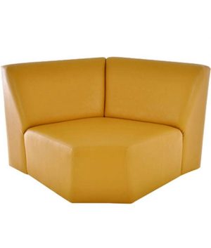 Sofá para Recepção de Escritório Linha Recepção Napoli Amarelo