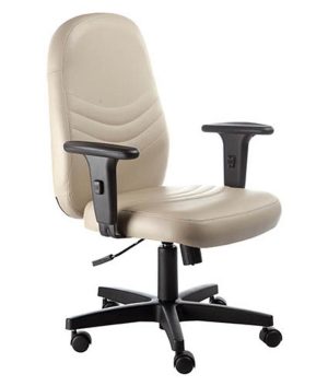 Cadeira Diretor Giratória com Braços Linha Veneza Bege