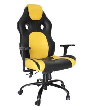 Cadeira Gamer Giratória Linha Gamer Racing Amarelo