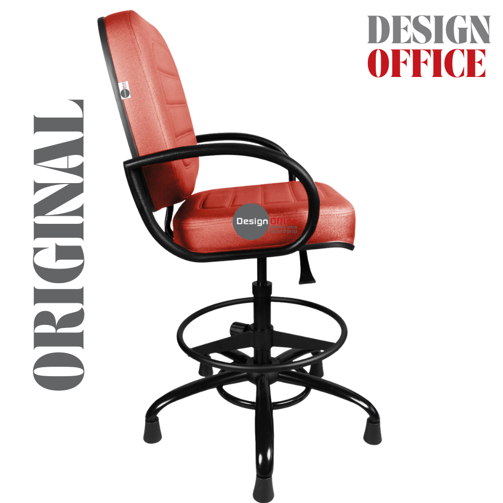 Cadeira Caixa Alta que Suporta até 250kg para Porteiros e Obesos, ideal para Portaria de Prédios e Condomínios - Imagem 5