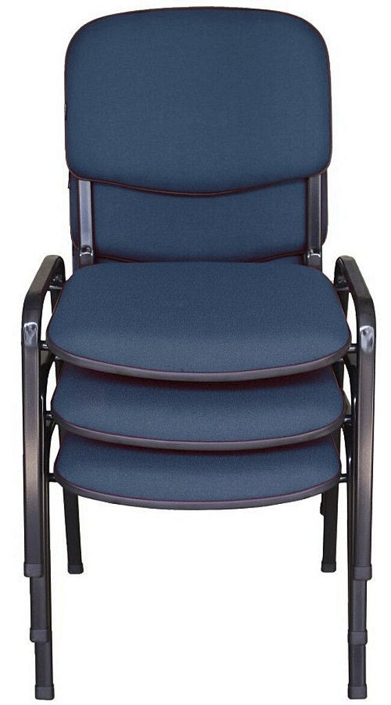 03 Cadeiras para Auditórios Linha Hotel Auditório Azul - Imagem 2