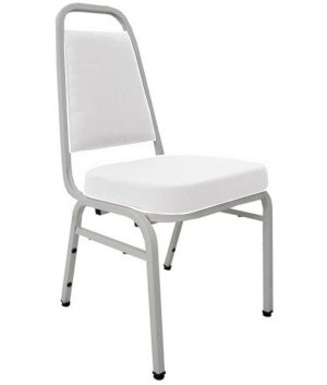 Cadeira Empilhável para Auditórios Linha Hotel Plus Branco