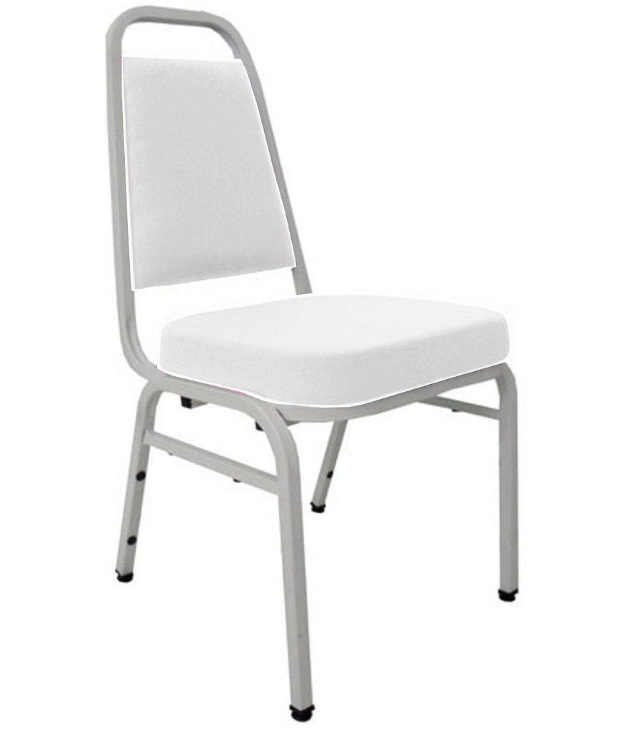 Cadeira Empilhável para Auditórios Linha Hotel Plus Branco