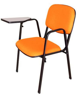 Cadeira Escolar Universitária para Auditórios Linha Hotel Laranja