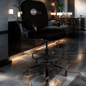 Cadeira Caixa Alta que Suporta até 250kg para Porteiros e Obesos, ideal para Portaria de Prédios e Condomínios