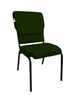 Cadeira Empilhável para Igrejas Evangélicas Linha Church Verde