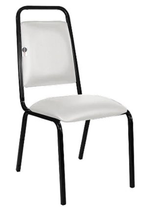 Cadeira Empilhável para Hotelaria Linha Hotel Fremont Branco