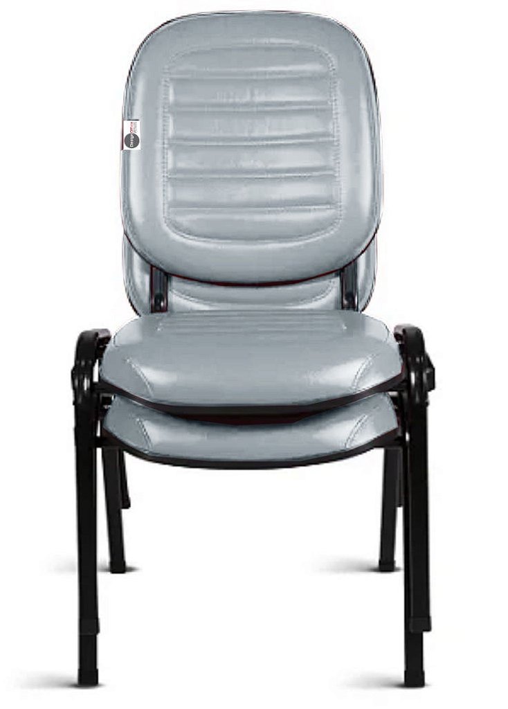 Cadeira Empilhável para Igrejas Evangélicas Linha Holy Cinza - Imagem 8