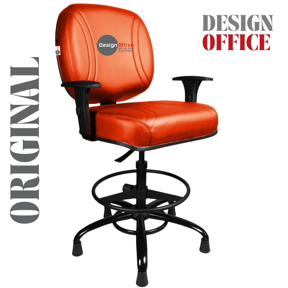 Cadeira Caixa Alta que Suporta até 250kg para Porteiros e Obesos, ideal para Portaria de Prédios e Condomínios - Imagem 3