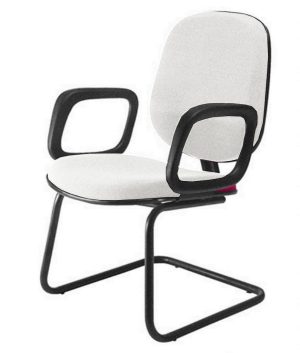 Cadeira para Igrejas Evangélicas Diretor Interlocutor para Escritório Linha Uno Branco