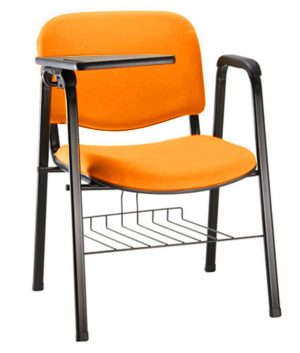 Cadeira Escolar Universitária para Auditórios Linha Hotel Laranja