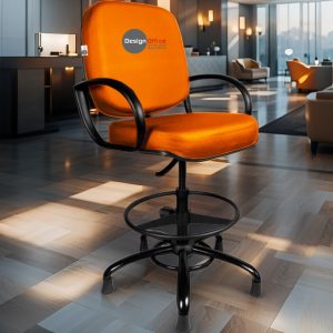 Cadeira Caixa Alta que Suporta até 250kg para Porteiros e Obesos, ideal para Portaria de Prédios e Condomínios