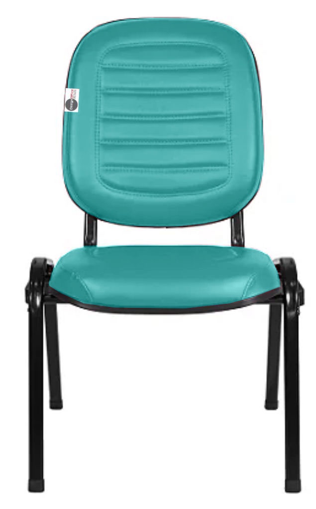 02 Cadeiras Empilhável para Igrejas Evangélicas Linha Holy Verde - Imagem 7