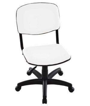 Cadeira Giratória para Auditórios Linha Hotel Auditório Branco