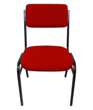 Cadeira Empilhável para Auditórios Linha Hotel Smart Vemelho