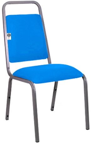 Cadeira Empilhável para Hotelaria Linha Hotel Fremon Azul