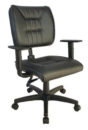 Cadeira para Escritório e Home Office Linha Greco Preto