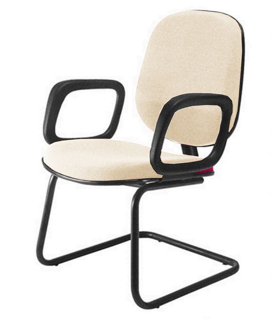 Cadeira para Igrejas Evangélicas Diretor Interlocutor para Escritório Linha Uno Bege