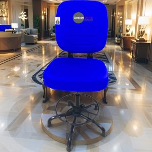 Cadeira Caixa Alta que Suporta até 250kg para Porteiros e Obesos, ideal para Portaria de Prédios e Condomínios