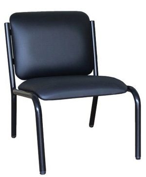 Sofá para Recepção de Escritório Linha Recepção Plus Preto