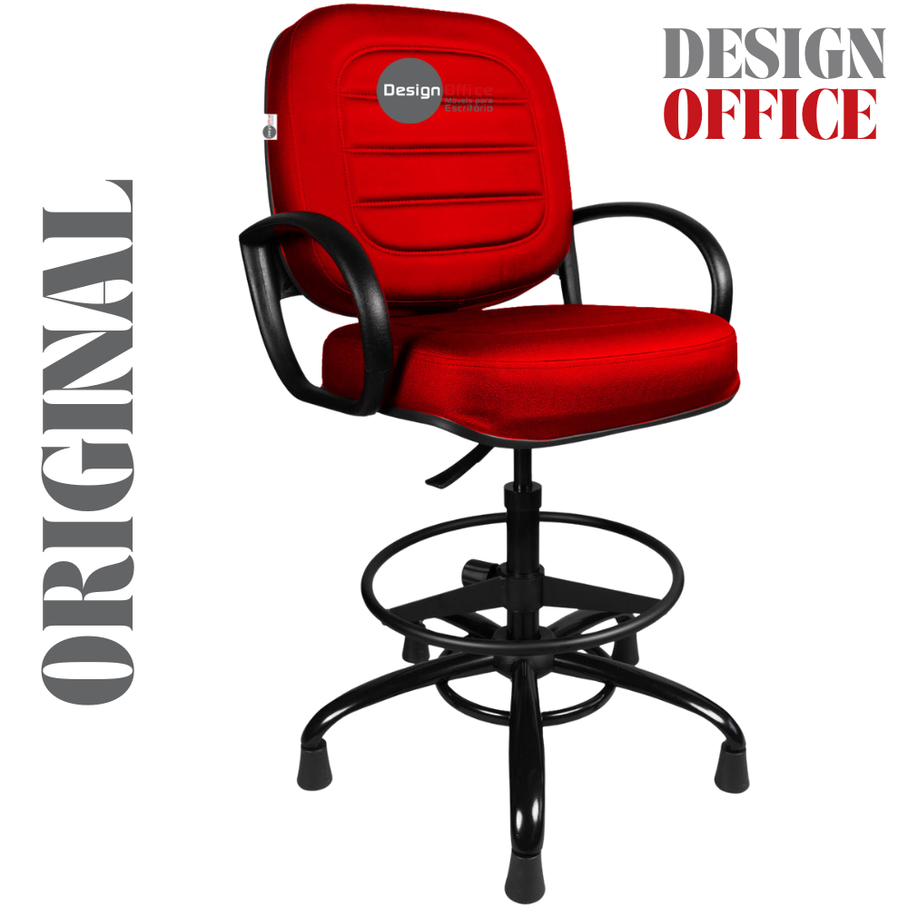 Cadeira Caixa Alta que Suporta até 250kg para Porteiros e Obesos, ideal para Portaria de Prédios e Condomínios - Imagem 3