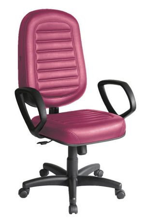 Cadeira Presidente para Escritório Linha Blenda Rosa