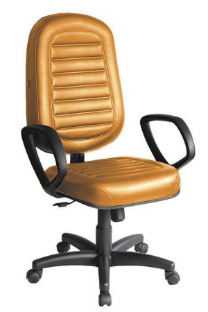 Cadeira Presidente para Escritório Linha Blenda Laranja